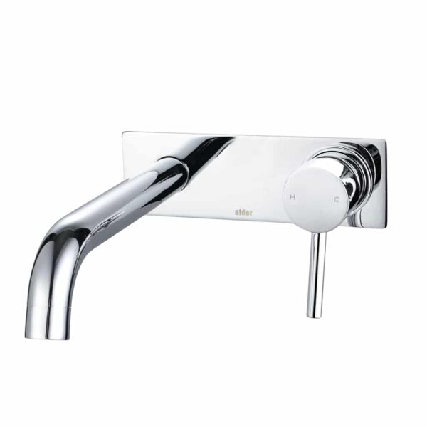 ALDER FLEX Wall Basin/Bath Mixer Set 220mm Backplate