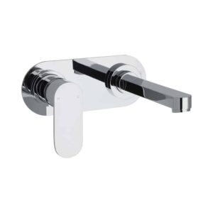 KALI Wall Basin/Bath Mixer Tap Set Backplate 170mm