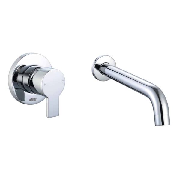 ALDER SAMM Wall Basin/Bath Mixer Set 220mm