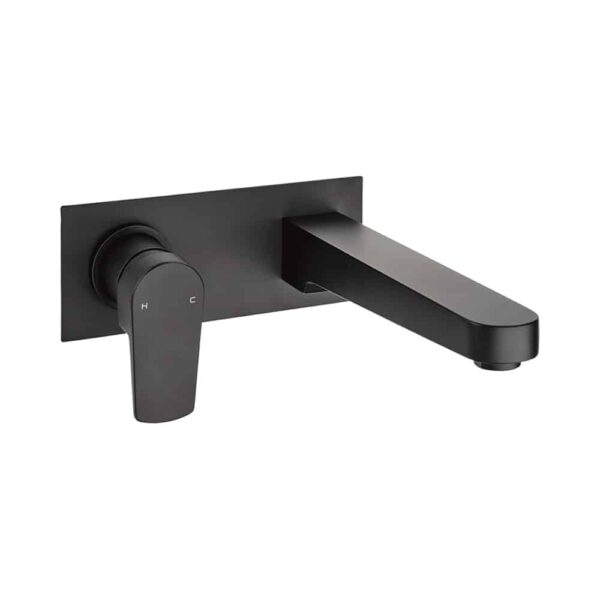 TAYA Wall Bath Mixer Set Backplate 220mm - Image 3