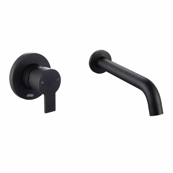 ALDER SAMM Wall Basin/Bath Mixer Set 220mm - Image 3
