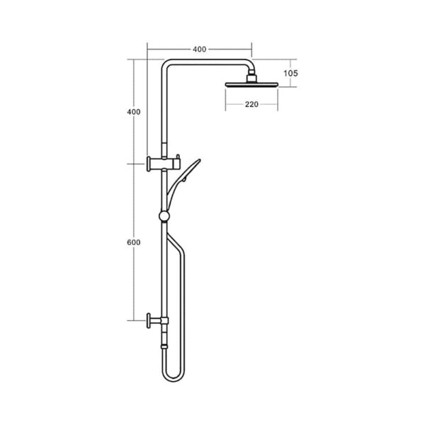 ALDER ECO Dual Elite Rain Shower Round HS375 - Image 5