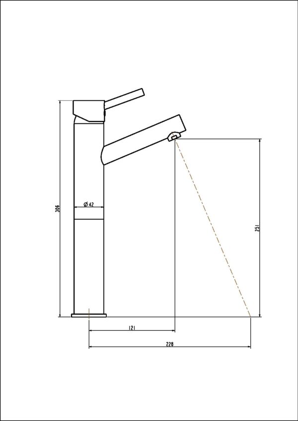 ALDER FLEX Basin Mixer Extended - Image 5
