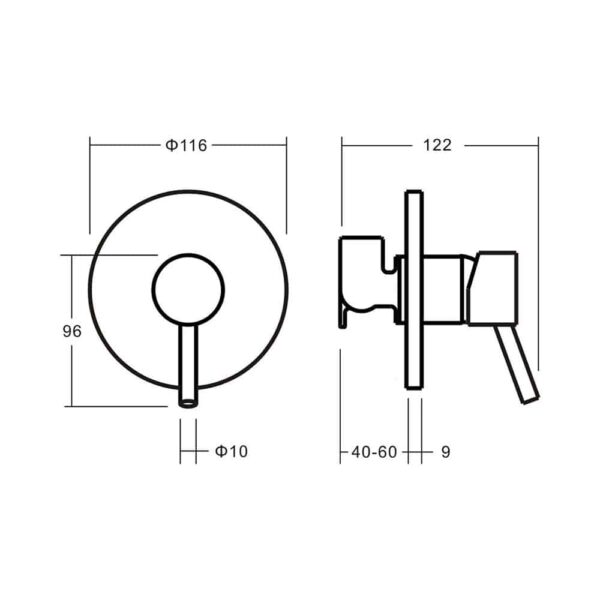ALDER FLEX Wall Mixer - Image 5