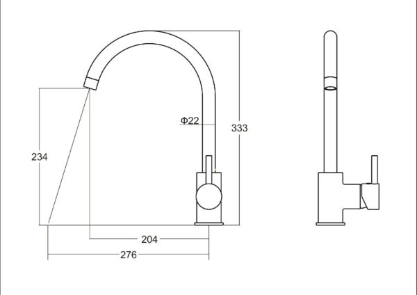 ALDER FLEX Sink Mixer Gooseneck - Image 5