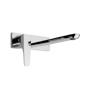 SACHI Wall Basin/Bath Mixer Set Backplate 180mm