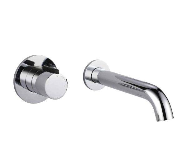 SOL2 Wall Basin/Bath Mixer Set 180mm