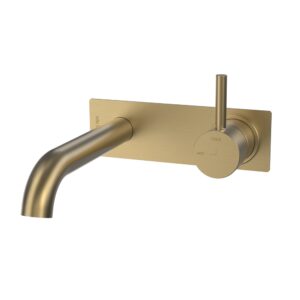 WISH2 Wall Basin/Bath Mixer Set Backplate 180mm