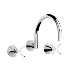 NISEKO Wall Sink Set Chrome